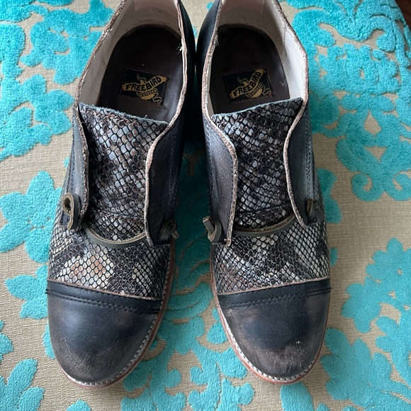 EUC Freebird by Steven Mabel Oxford grey and snakeskin - Picture 5 of 7